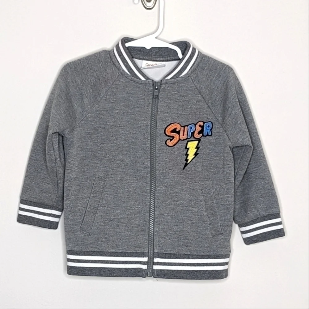 Cat & Jack Superhero Super Wow Sweatshirt 18m